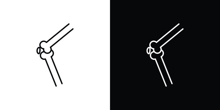 Joint icon vector graphics set