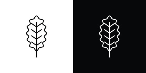 Oak Leaf icon vector graphics set © JacobJ