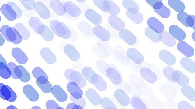 Abstract Blue Ellipse Pattern 4K