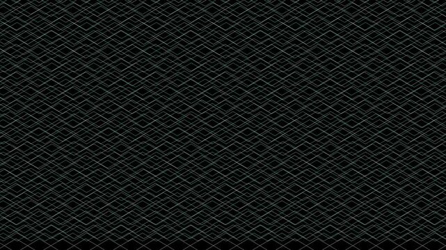 Abstract geometric diamond pattern motion animation 4k background, with thin glowing, lines and dark, minimalist aesthetic