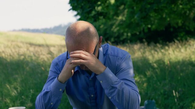 Concept of silent struggle: The weight of professional exhaustion and emotional burden
