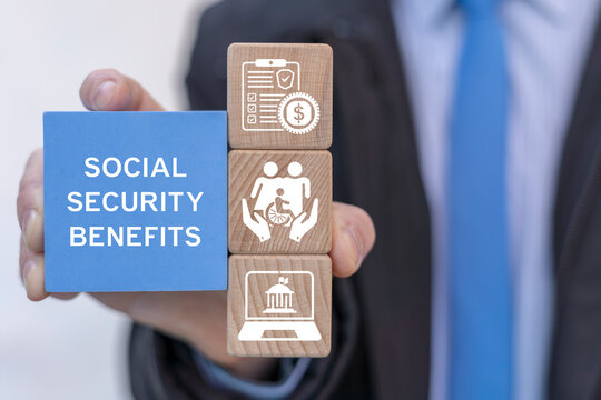 Concept of social security benefits.