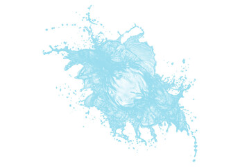 Obraz premium Blue water splash 