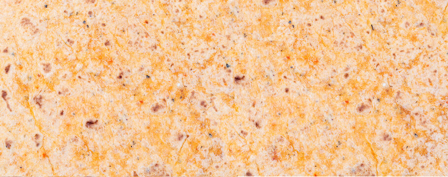 Tortilla flatbread creating food background texture pattern