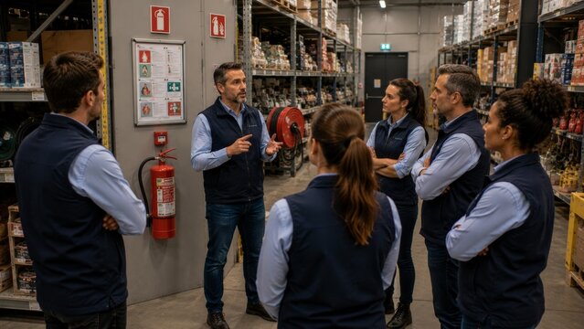 Manager Leading Daily Sales Briefing