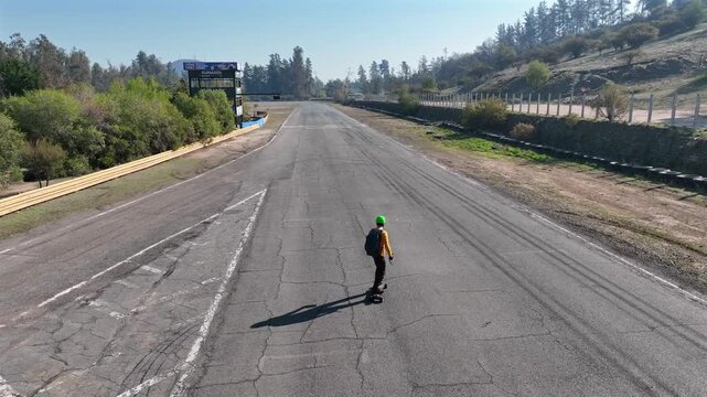 longboard en pista vizcachas Clip 06