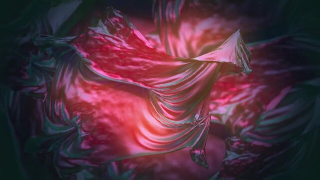 A reflective cloth with different colors. Could be used for project with the subject of abstract, background, bg, cloth, cotton, design, detail, fabric, grunge, linen, material, rough, surface, textur