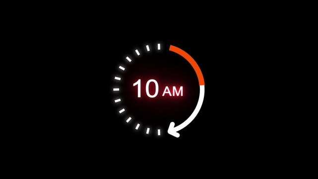 10 AM text animation background. and creating a stunning text animation.