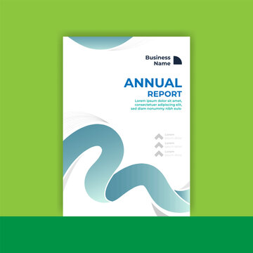 Business report cover,  annual report cover template, modern annual report cover, flayer design 