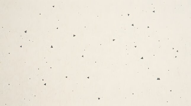 Scattered Minimalist Grey Dots on Light Beige Abstract Background Illustration