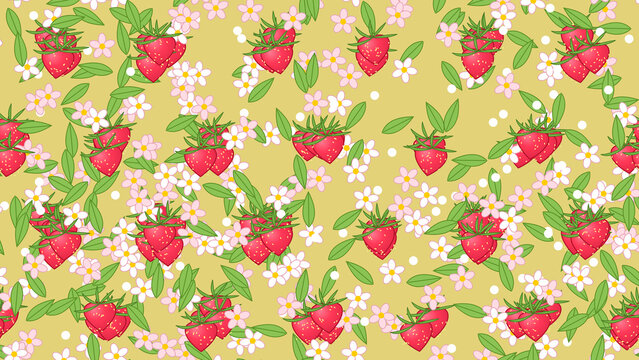 Procedural Art of Seamless Boysenberry pattern