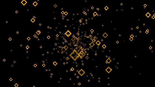 A multitude of rhombus outlines looming toward the viewer alpha channel