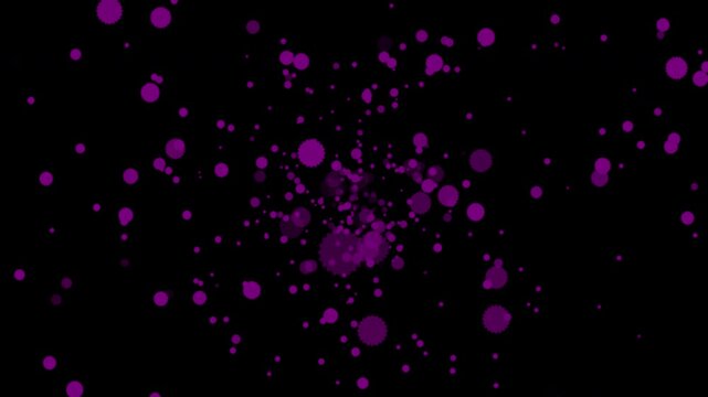 A multitude of spiky balls looming toward the viewer alpha channel