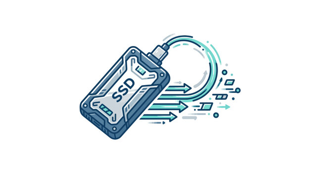 High Speed External SSD for Data Storage