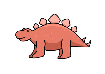 Stegosaur vector illustration © Kurozzart