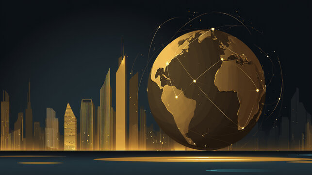 Smart digital Innovation city with connection network reciprocity over the city of future smart wireless digital city and social media networking systems that connects people with in city
