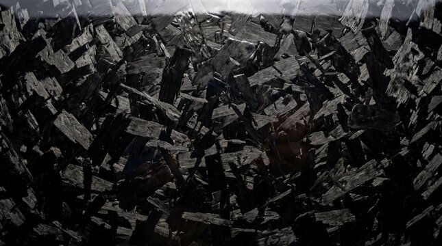 Premium forged carbon fiber texture background with glossy resin reflection highlight
