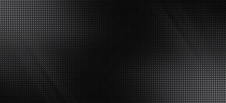 Dot black white pattern gradient texture background, Abstract pop art halftone and retro style.
