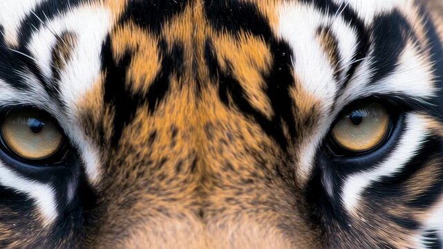 Closeup of Tiger Eyes.