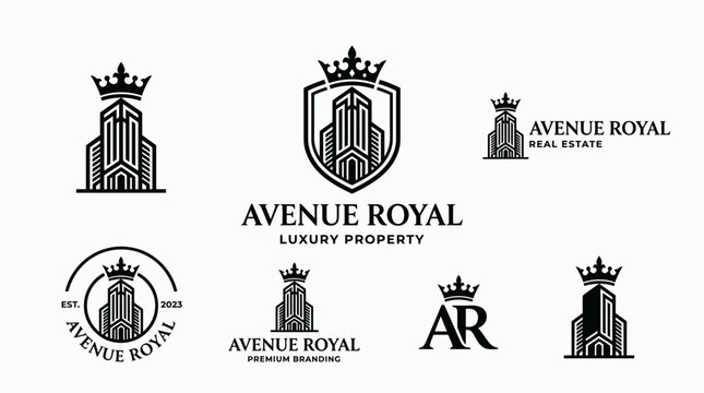 Luxury Property Brand Logos and Emblems.