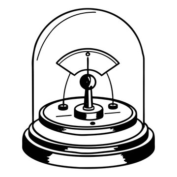 Galvanometer electric current icon