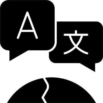 Glyph Solid Language Icon