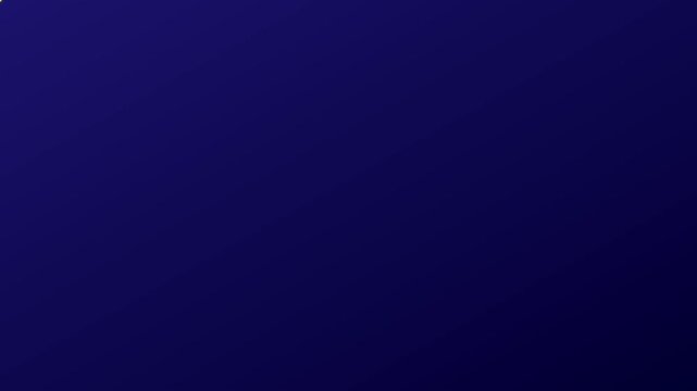 Minimalist golden christmas tree outline animation on dark blue 4k background