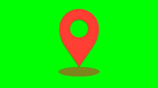 Motion green screen timer clock location sal red map pin ui go up web app