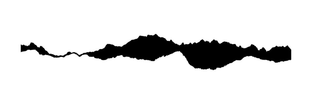 PNG Abstract black sound wave pattern, transparent background