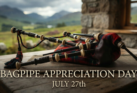 Bagpipe Appreciation Day July 27th Scottish tradition