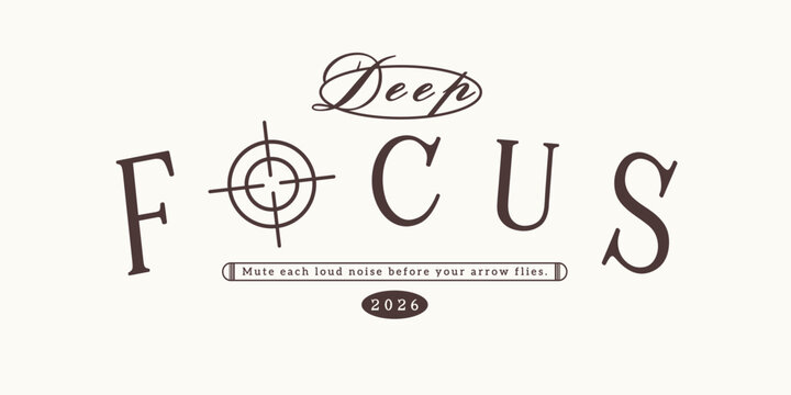 Motivational quote vintage varsity streetwear typography elegant serif font print for graphic tee, t-shirts, hat, and poster design 2026 - vector