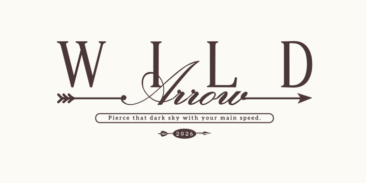 Motivational quote vintage varsity streetwear typography elegant serif font print for graphic tee, t-shirts, hat, and poster design 2026 - vector