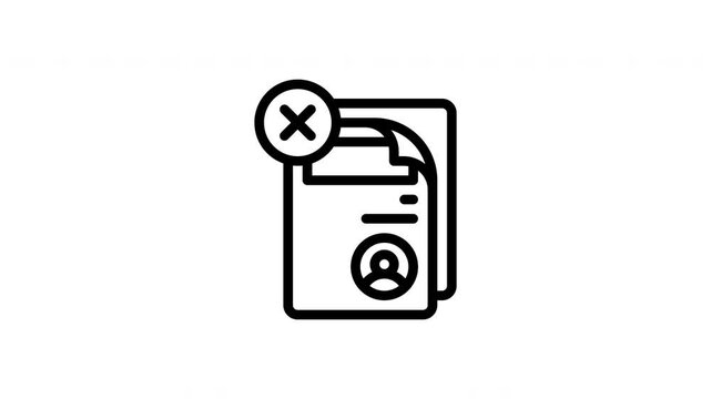rejected minimalist stroke animation