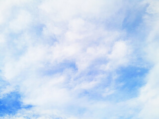 Obraz premium bright blue sky with clouds
