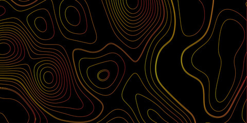 Abstract topographic contour map and geographic mountain relief background design. Topographic white and gery wavey contour line style map white background. . Geographic mountain relief.  © Mina