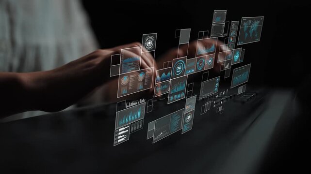 Data insights, charts, and analytics help visualize performance. Data drives strategy, analytics enhances growth, and data improves business outcomes through analytics. Marrow