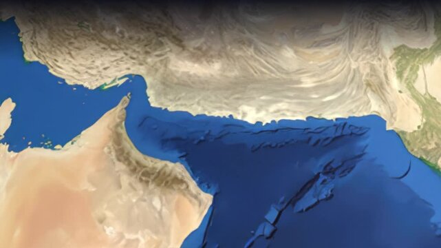 Animated Flight Path Map from Doha Qatar to Las Vegas Nevada