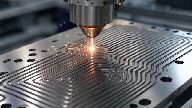Laser welding of a metal bipolar plate for a hydrogen fuel cell