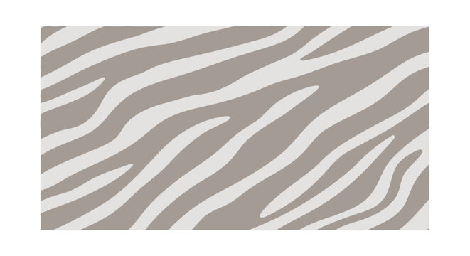 Abstract animal print pattern with beige zebra stripes