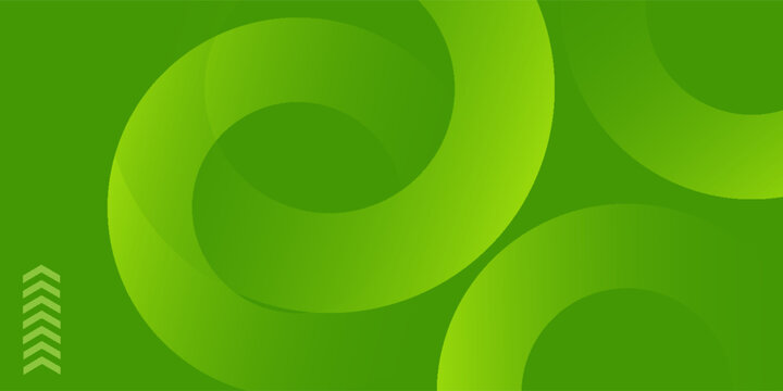 Premium green backgrounds. abstract 3d circle vector