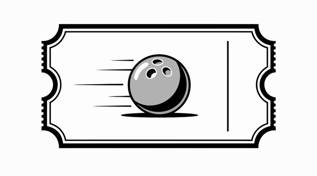 bowling ball ticket