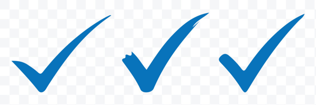 Double check icon tick symbol confirmation, approval, success icons. Check mark icon. Single and double ticks. Confirmation and read message status symbol. Used in chat, tasks, and notifications sign.