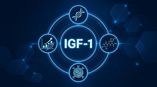  IGF acronym. Insulin Like Growth Factor promotes growth and development, especially in children..