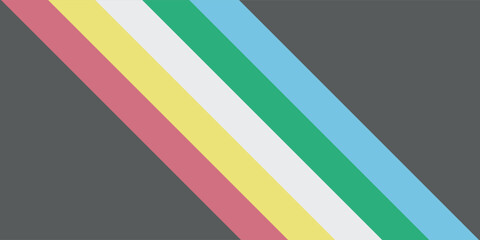 Fototapeta na wymiar Disability pride flag. Color stripes representing a form of impairment