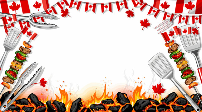 Canada Day BBQ Frame