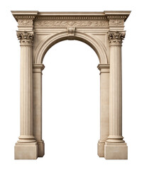 Obraz premium PNG Elegant classical stone archway design.