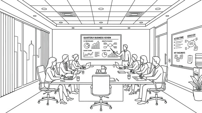 people in the office