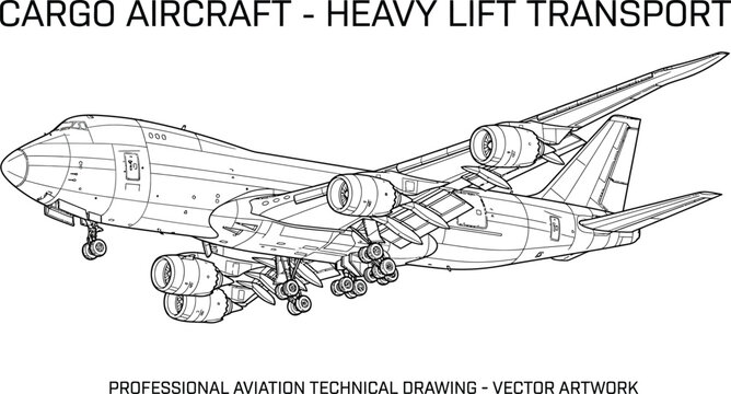 vector illustration of airplane
