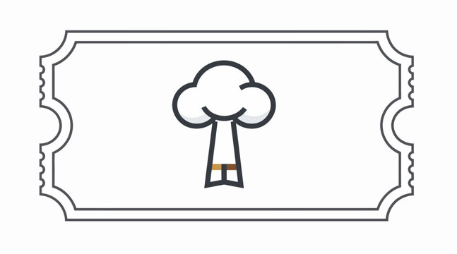 cloud, ticket, coupon, discount