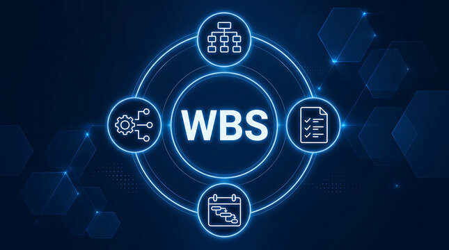 WBS acronym. Work Breakdown Structure (WBS) is a hierarchical decomposition of a project into smaller, more manageable components, aiding in project planning and execution